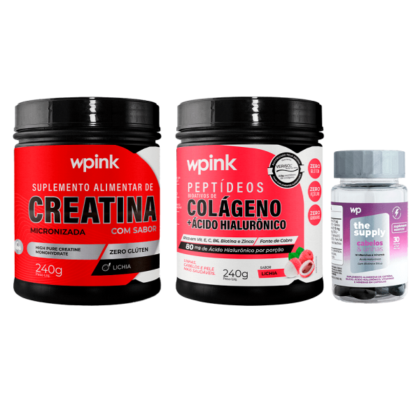 colágeno de lichia + creatina de lichia + cabelos e unhas - wp