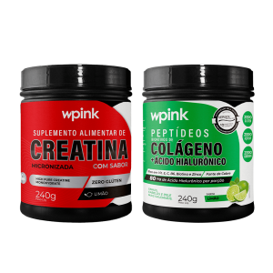 colágeno de limão - 240g + creatina de limão 240g - wp