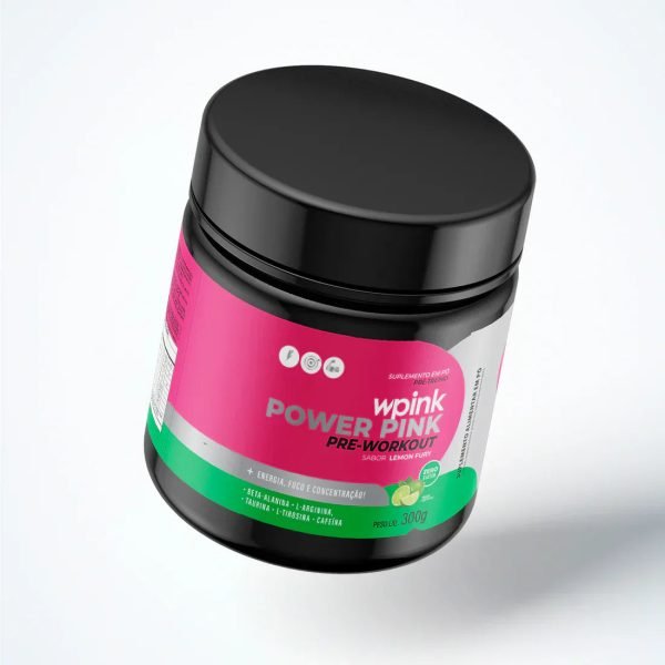 super power pink limão - pré-treino - 300g - Image 4