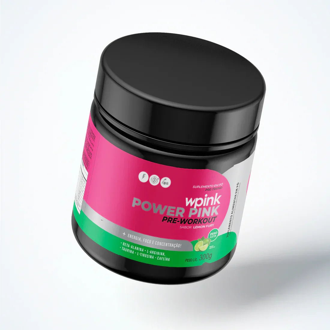 super power pink limão - pré-treino - 300g - Image 4